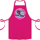 If Snowboarding Was Easy Call It Skiing Cotton Apron 100% Organic Pink