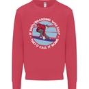 If Snowboarding Was Easy Call It Skiing Kids Sweatshirt Jumper Heliconia