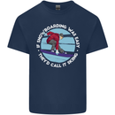 If Snowboarding Was Easy Call It Skiing Kids T-Shirt Childrens Navy Blue