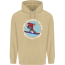 If Snowboarding Was Easy Call It Skiing Mens 80% Cotton Hoodie Sand