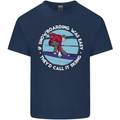 If Snowboarding Was Easy Call It Skiing Mens Cotton T-Shirt Tee Top Navy Blue