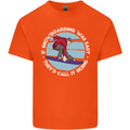If Snowboarding Was Easy Call It Skiing Mens Cotton T-Shirt Tee Top Orange