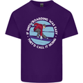 If Snowboarding Was Easy Call It Skiing Mens Cotton T-Shirt Tee Top Purple