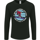 If Snowboarding Was Easy Call It Skiing Mens Long Sleeve T-Shirt Black
