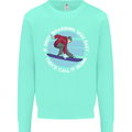 If Snowboarding Was Easy Call It Skiing Mens Sweatshirt Jumper Peppermint
