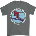 If Snowboarding Was Easy Call It Skiing Mens T-Shirt Cotton Gildan Charcoal