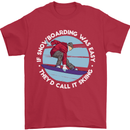 If Snowboarding Was Easy Call It Skiing Mens T-Shirt Cotton Gildan Red