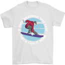 If Snowboarding Was Easy Call It Skiing Mens T-Shirt Cotton Gildan White