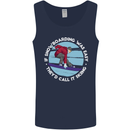 If Snowboarding Was Easy Call It Skiing Mens Vest Tank Top Navy Blue