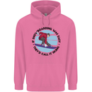 If Snowboarding Was Easy Skiing Funny Childrens Kids Hoodie Azalea