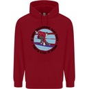 If Snowboarding Was Easy Skiing Funny Childrens Kids Hoodie Red