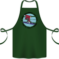 If Snowboarding Was Easy Skiing Funny Cotton Apron 100% Organic Forest Green