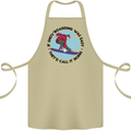 If Snowboarding Was Easy Skiing Funny Cotton Apron 100% Organic Khaki