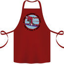 If Snowboarding Was Easy Skiing Funny Cotton Apron 100% Organic Maroon