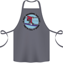 If Snowboarding Was Easy Skiing Funny Cotton Apron 100% Organic Steel