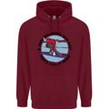 If Snowboarding Was Easy Skiing Funny Mens 80% Cotton Hoodie Maroon