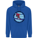If Snowboarding Was Easy Skiing Funny Mens 80% Cotton Hoodie Royal Blue