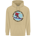 If Snowboarding Was Easy Skiing Funny Mens 80% Cotton Hoodie Sand