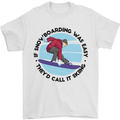 If Snowboarding Was Easy Skiing Funny Mens T-Shirt Cotton Gildan White