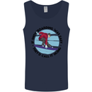 If Snowboarding Was Easy Skiing Funny Mens Vest Tank Top Navy Blue