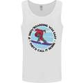 If Snowboarding Was Easy Skiing Funny Mens Vest Tank Top White