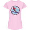 If Snowboarding Was Easy Skiing Funny Womens Petite Cut T-Shirt Light Pink