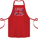 If This Flag Offends You Union Jack Britain Cotton Apron 100% Organic Red