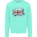 If This Flag Offends You Union Jack Britain Mens Sweatshirt Jumper Peppermint