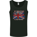 If This Flag Offends You Union Jack Britain Mens Vest Tank Top Black