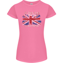 If This Flag Offends You Union Jack Britain Womens Petite Cut T-Shirt Azalea