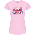If This Flag Offends You Union Jack Britain Womens Petite Cut T-Shirt Light Pink