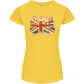 If This Flag Offends You Union Jack Britain Womens Petite Cut T-Shirt Yellow
