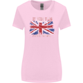 If This Flag Offends You Union Jack Britain Womens Wider Cut T-Shirt Light Pink