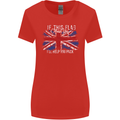If This Flag Offends You Union Jack Britain Womens Wider Cut T-Shirt Red