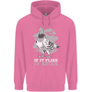 If it Flies it Spies Conspiracy Pigeon Childrens Kids Hoodie Azalea