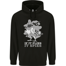 If it Flies it Spies Conspiracy Pigeon Childrens Kids Hoodie Black