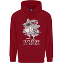 If it Flies it Spies Conspiracy Pigeon Childrens Kids Hoodie Red