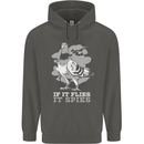 If it Flies it Spies Conspiracy Pigeon Childrens Kids Hoodie Storm Grey
