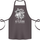 If it Flies it Spies Conspiracy Pigeon Cotton Apron 100% Organic Dark Grey