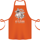 If it Flies it Spies Conspiracy Pigeon Cotton Apron 100% Organic Orange
