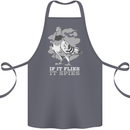 If it Flies it Spies Conspiracy Pigeon Cotton Apron 100% Organic Steel