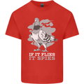 If it Flies it Spies Conspiracy Pigeon Mens Cotton T-Shirt Tee Top Red