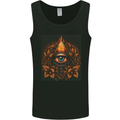 Illuminati Eye Secret Society Cult Fantasy Mens Vest Tank Top Black