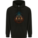 Illuminati Eye With Flames Conspiracy Fantasy Childrens Kids Hoodie Black