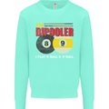 Im Bipooler I Play 8-Ball 9-Ball Funny Pool Kids Sweatshirt Jumper Peppermint
