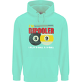 Im Bipooler I Play 8-Ball 9-Ball Funny Pool Mens 80% Cotton Hoodie Peppermint