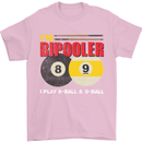 Im Bipooler I Play 8-Ball 9-Ball Funny Pool Mens T-Shirt Cotton Gildan Light Pink