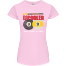Im Bipooler I Play 8-Ball 9-Ball Funny Pool Womens Petite Cut T-Shirt Light Pink