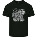 Im Not Always Grumpy Biker Motorcycle Biker Kids T-Shirt Childrens Black