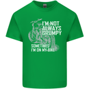 Im Not Always Grumpy Biker Motorcycle Biker Kids T-Shirt Childrens Irish Green